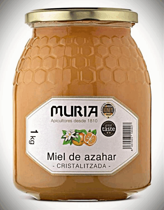 Orangenblütenhonig / Miel de azahar / cristalitzada
